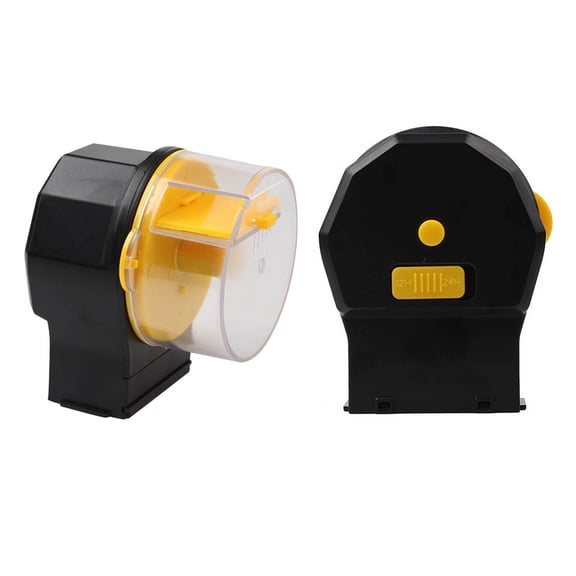 Milisten Aquarium Feeder Automatic Plastic Black 1Pack