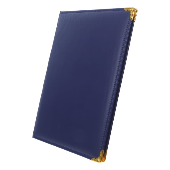 Alasum Award Certificate Folder Blue with Stylish Cover and Reusable Document Protector Sleeve