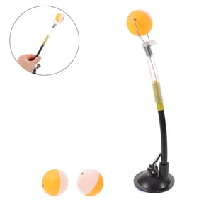 Alasum Table Tennis Trainer for Beginners with Portable Exerciser and Adjustable Height Stand for Practice and Skill Improvement