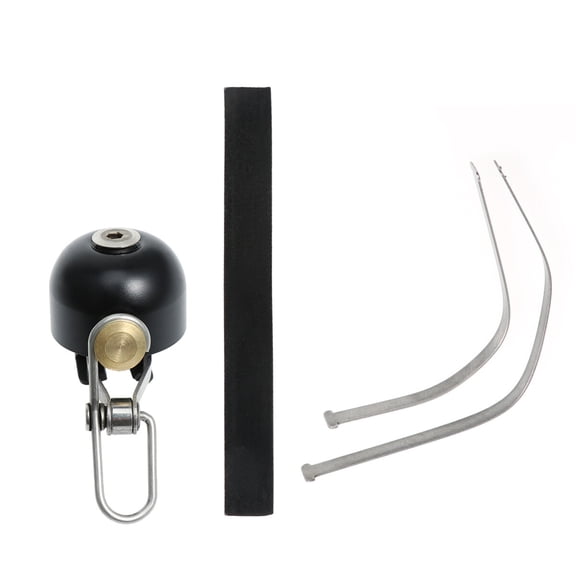 Alasum Black Bike Ding Bell Retro Style Handlebar Bell Loud Sound for Cycling