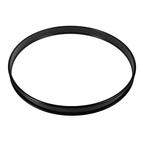 Alasum Black Drum Hoop Protector Iron Material Stable Drum Kit Accessory for Music Performance