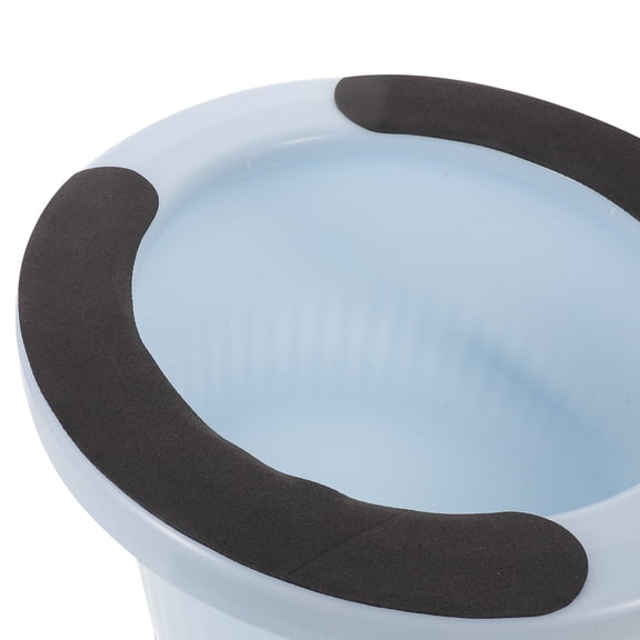 Alasum Portable Blue Chamber Pot with Lid for Travel Home Use Lightweight and Discreet