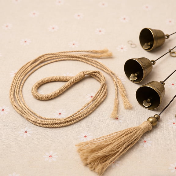 Alasum Beige Craft Cord for Wind Chimes, Hanging Ornament String for Patio Decor, Easy to