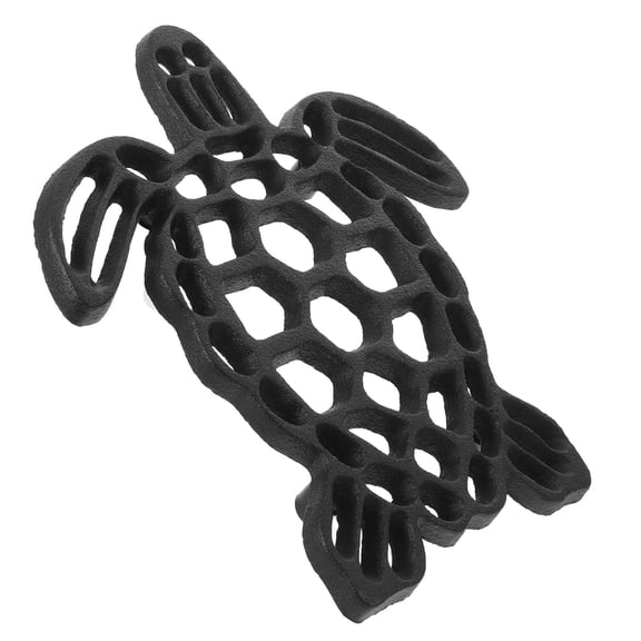 Alasum Cast Iron Turtle Kitchen Trivet Heat Proof Pot Stand with Scratch Protection