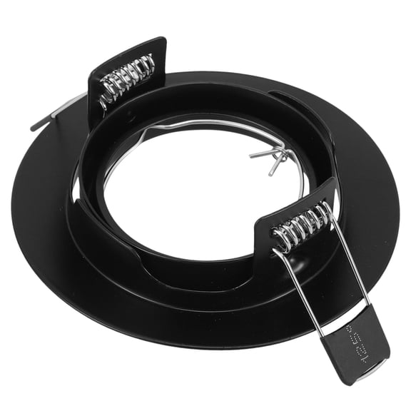 Alasum Ceiling Spotlight Trim Ring Black Metal Mounting Frame for Recessed Light Fixtures