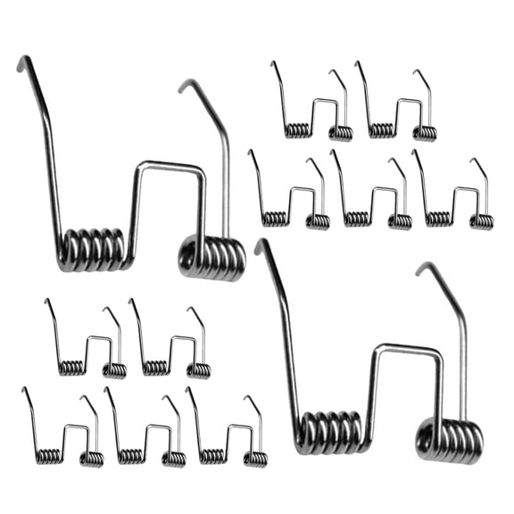 Alasum Stainless Steel Trimmer Spring, Plated Silver, Smooth Operation, Universal Fit, for Home, 12Pcs