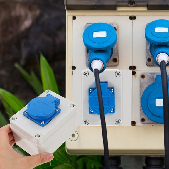 Alasum Compact IP65 Waterproof Outdoor Switch Socket Box with Versatile Applications