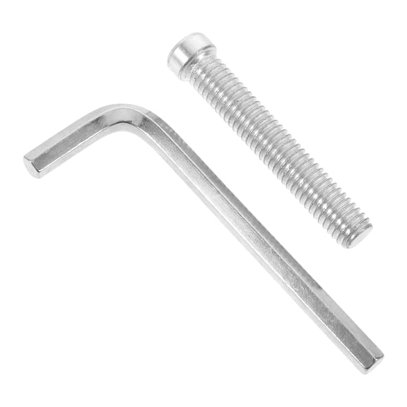 Alasum Cue Weight Bolt Kit Plated Silver Alloy for Secure Locking and Improved Pool Cue Control