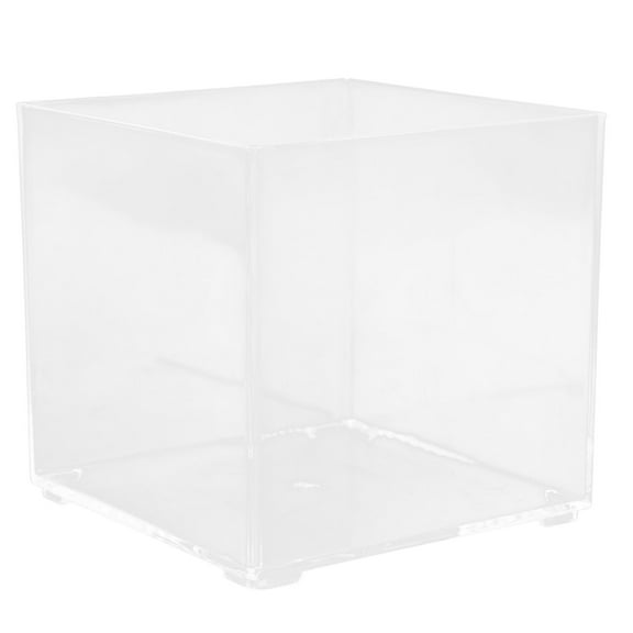 Alasum Desktop Tea Bag Organizer Transparent Storage Box for Hotel 1Pack