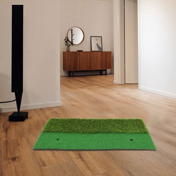 Alasum Durable Golf Practice Mat with Life Like Grass Surface for Indoor Outdoor Portable Use