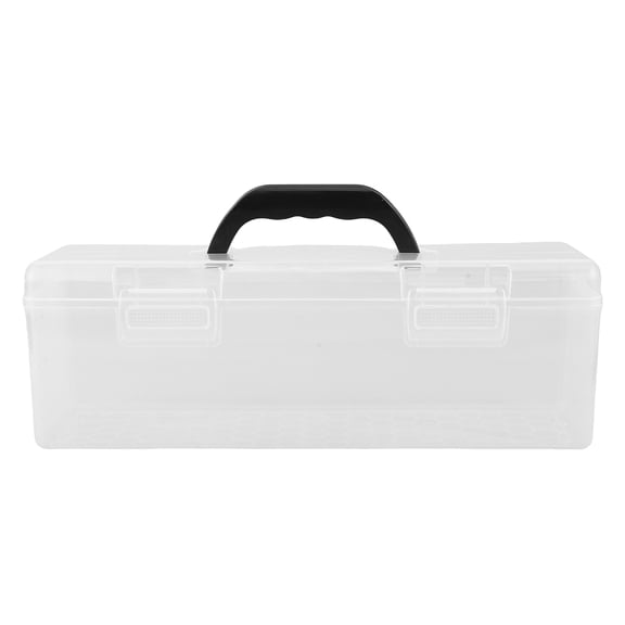 Alasum Durable Plastic Card Organizer Box Transparent with Lid for Baseball and Trading Cards