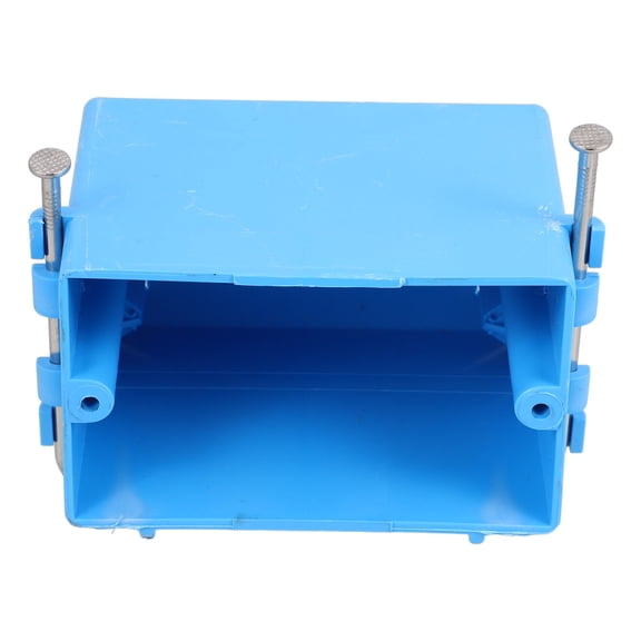 Alasum Electrical Outlet Box Blue Durable Wall Socket Box for Commercial and Residential Use