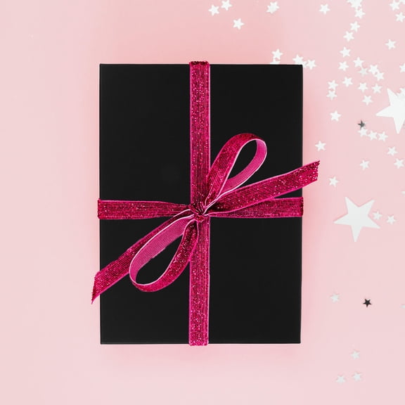Alasum Elegant Black Rectangular Box with Lid Perfect for Wrapping and Storage