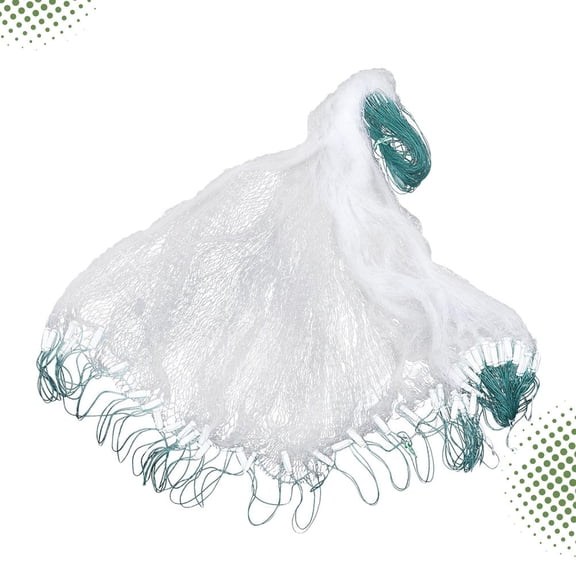 Alasum Fishing Gill Net Green Monofilament Float Net Transparent Strong for Fishing