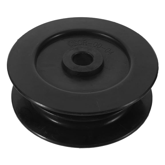 Alasum Heavy Duty Dual Groove Plastic Forklift Pulley Wheel Industrial Sliding Track Roller for Hydraulic Hose Guide