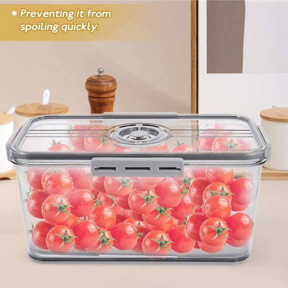 Alasum Plastic Toast Box with Airtight Seal and Timing Lid for Kitchen