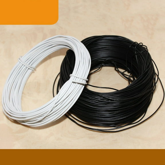 Alasum Gardening Wire Black Pvc Coated Exterior Trellis For Food Bag And Plant Fixing 1Pcs