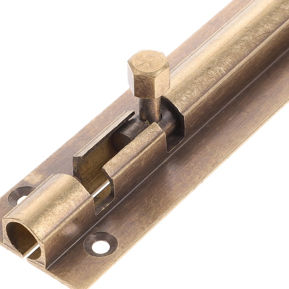 Alasum Small Copper Slide Bolt Lock with Resistant for Secure Home Use and Enhanced Door Safety