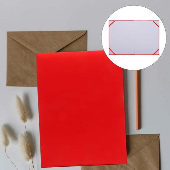Alasum Red Graduation Diploma Cover and Document Holder with Stylish Elegant Design for Certificates and Important Papers
