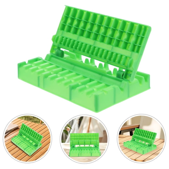 Alasum Green Portable Kebab Maker for Home Barbecue with Efficient Skewer Tool Design