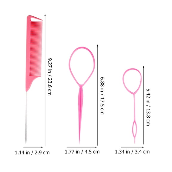 Alasum Hair Braiding Tools Pack 4 Sets Compact Design Metal Hair Braider for Mothers on Work