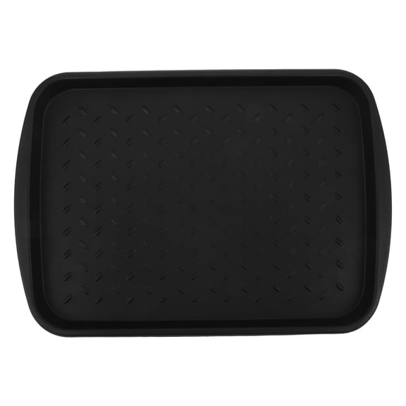 Alasum Heavy Duty Plastic Boot Tray for Entryway, Black PP Mud Catcher