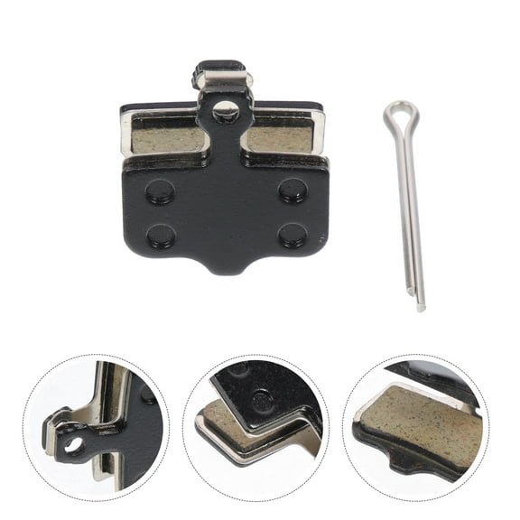 Alasum High Performance Black Bike Brake Pads Durable Quiet Replacement Disc Brake for Cycling