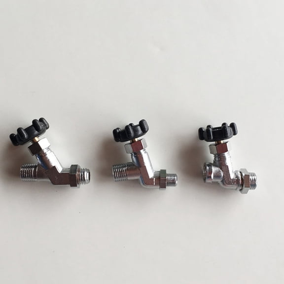 Alasum High Reliability Steam Iron Drain Valve for Home Plated Silver Air Release Valve Boiler Parts