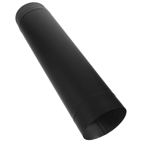 Alasum Stainless Steel Stove Pipe 125mm Flue Extension for Fireplace