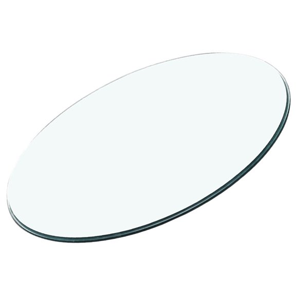 Alasum Home Use Clear Glass Table Top Round Tempered Thickened Surface for Replacement and Protection