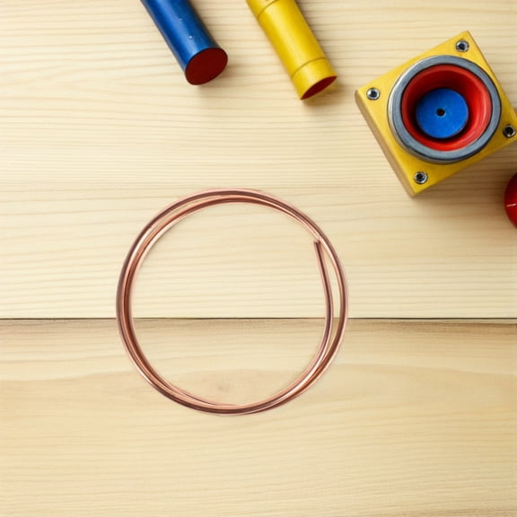 Alasum Industrial Grade Rose Gold Copper Coil Tubing for Air Conditioner and Water Dispenser Systems