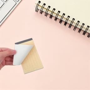 Alasum 50 Sheets Light Yellow Work Hours Log Book for Time Clocks with Clear Attendance Tracking
