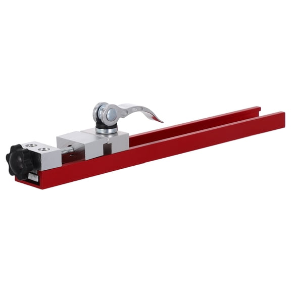 Alasum Adjustable Red Aluminum Cutting Machine Guide Rail Base, Precision Woodwork