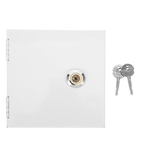 Milisten Wall Plate Locking Electrical Outlet Cover White for Enhanced Home and Outdoor Security