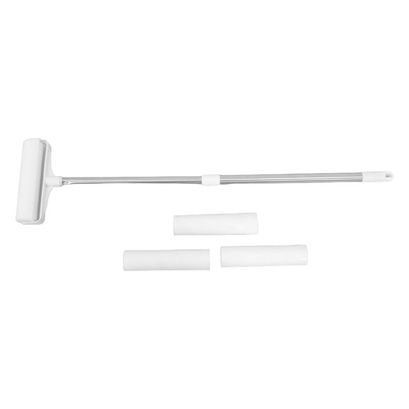 Alasum Manual White Lint Roller for Carpet and Clothes with Reusable Sticky Pet Hair Picker