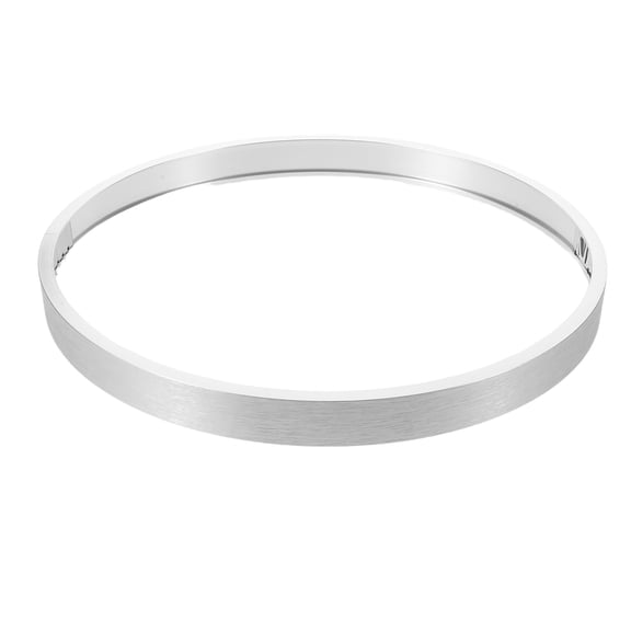 Alasum Matte Plated Silver Aluminum Round Frame with Seamless Design for Crafting Projects