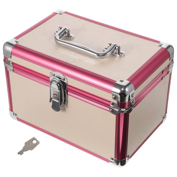 Alasum Metal Tool Box Multi Purpose Storage Container Portable Aluminum Alloy Hard Case with Handle