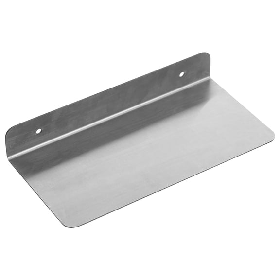 Alasum Modern Plated Silver Floating Shelf for Hallway Plant Display and Bathroom Storage Solutions
