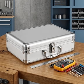 Alasum Portable Metal Briefcase Latch, Lightweight Wear-Resistant Aluminum Alloy Construction