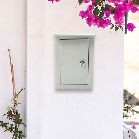Alasum Outdoor Grey Weatherproof Electrical Distribution Box Wall Mounted for Home Circuit Management