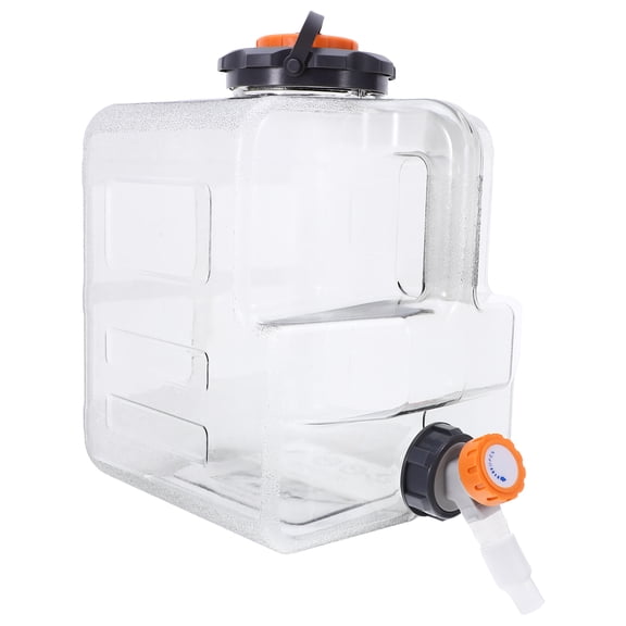 Alasum Leakproof Transparent Pc Water Container with Spigot for Camping