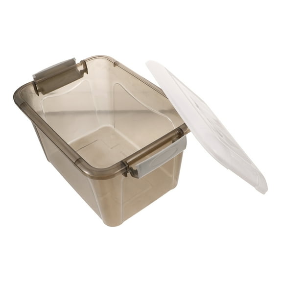 Alasum Plastic Organizer Box with Handle Portable Storage Container for Car Gym Office