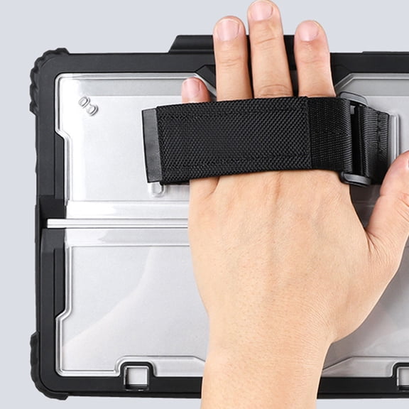 Alasum Black Protective Tablet Case with Firm Keyboard Fix and Stylus Pen Storage