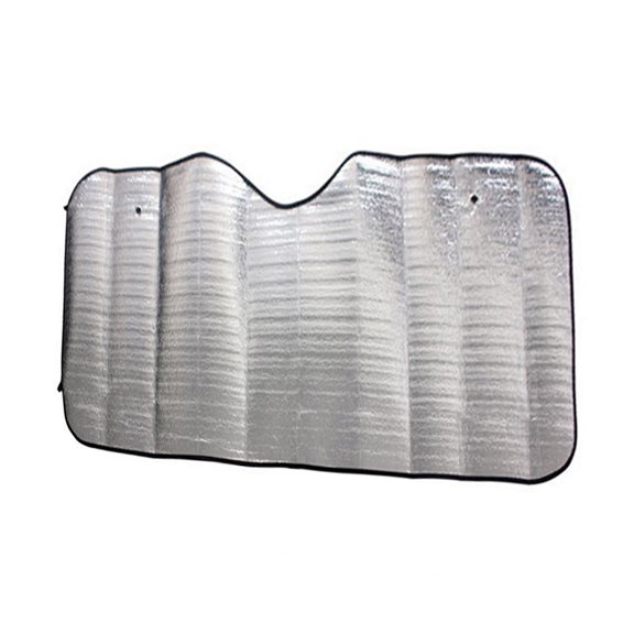 Alasum Plated Silver Auto Sun Shield Car Sun Shade Foldable Windshield Visor Heat Reflective Visor for Car Use