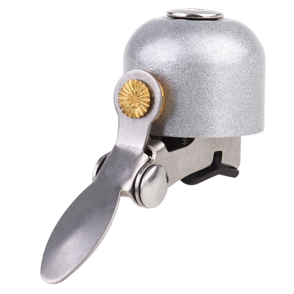 Alasum Plated Silver Copper Bike Bell Loud Clear Sound Practical Bike Horn for Standard Mountain Cycling