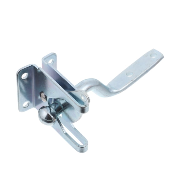 Alasum Heavy Duty Carbon Steel Gate Latch with Lockable Mechanism, Spring Loaded Cable Pull, and Plated