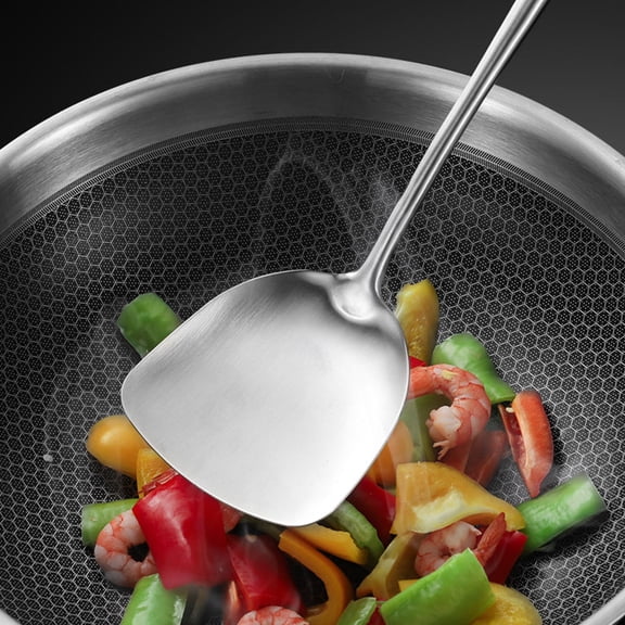 Alasum Plated Silver Stainless Steel Kitchen ula for Non Stick Cookware