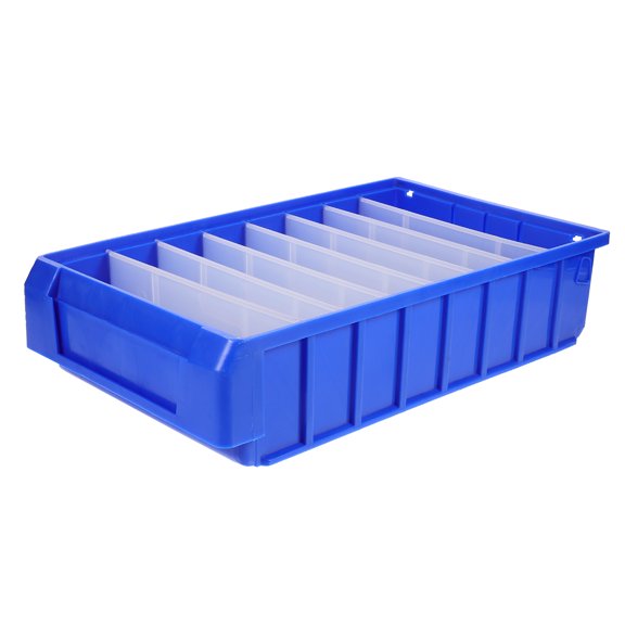 Alasum Polyethylene Blue Parts Storage Box for Tool Classification and Workspace Organization