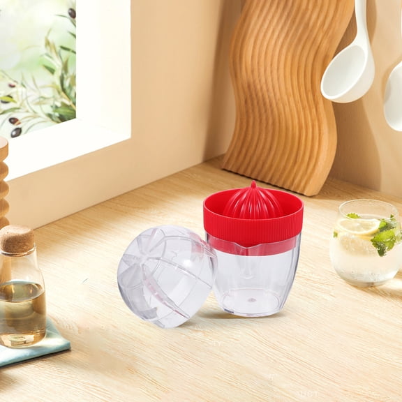 Alasum Portable Red Manual Juice Mixer Fruit Squeezer Made of Food Safe Material for Juicing