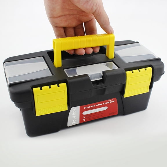 Alasum Portable Tool Storage Box 1Pcs Sturdy Plastic Case For Car Repair